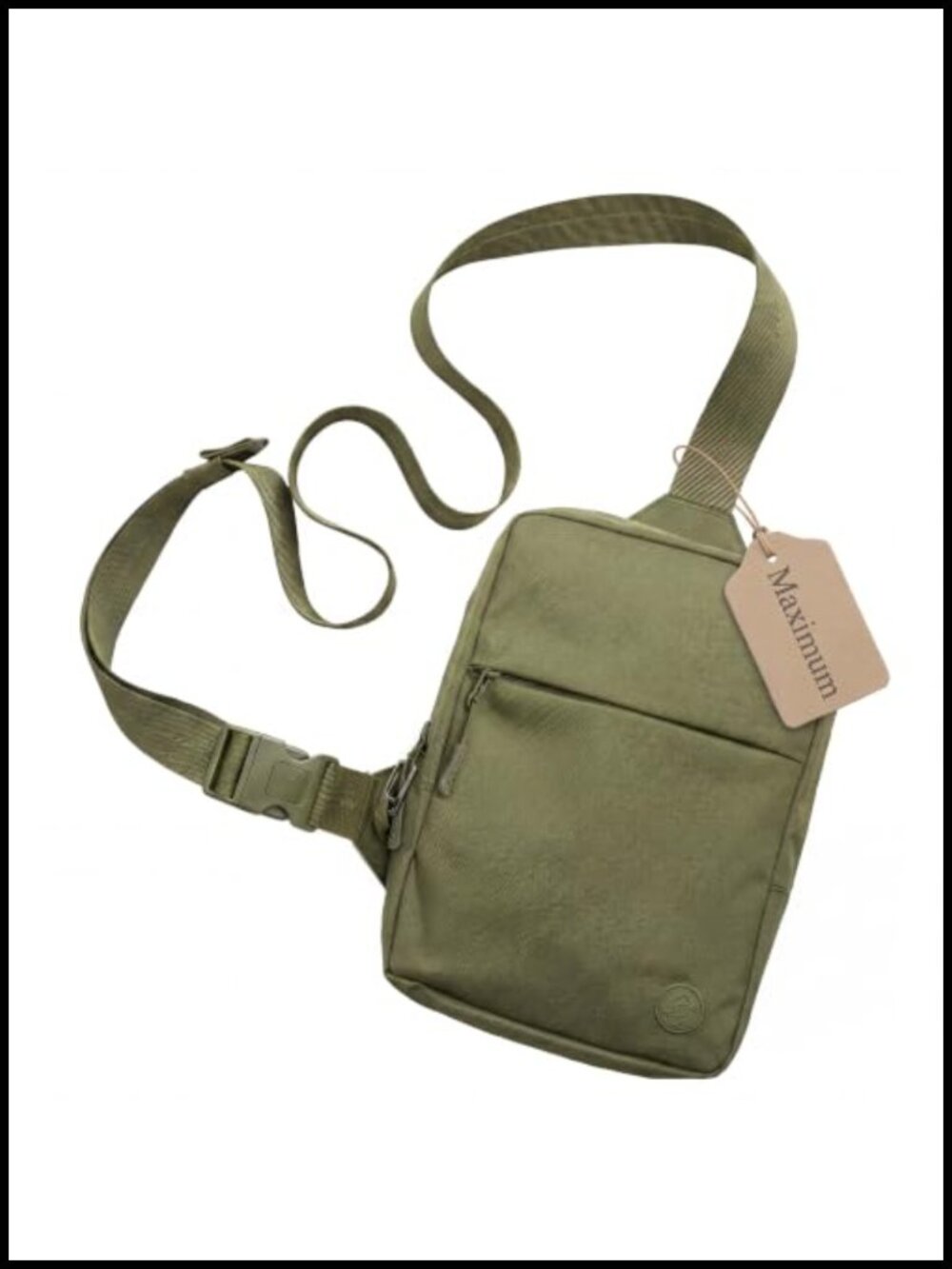 Anti-Theft RFID Blocking Crossbody Sling Bag Waterproof Nylon Travel